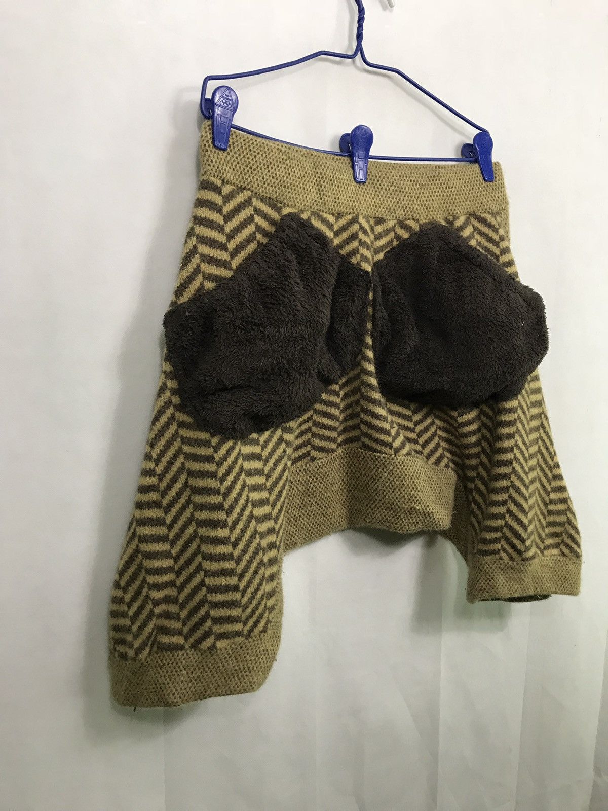 Frapbois Frapbois Short Cropped African Agola Fabric Pants Size US 32 / EU 48 - 2 Thumbnail