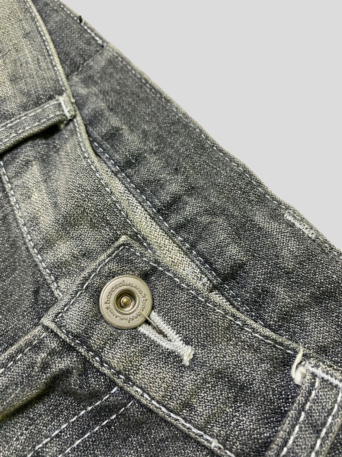 Hysteric Glamour Vintage BARASSI Patches Design Cross Inspired Denim Size US 31 - 8 Thumbnail