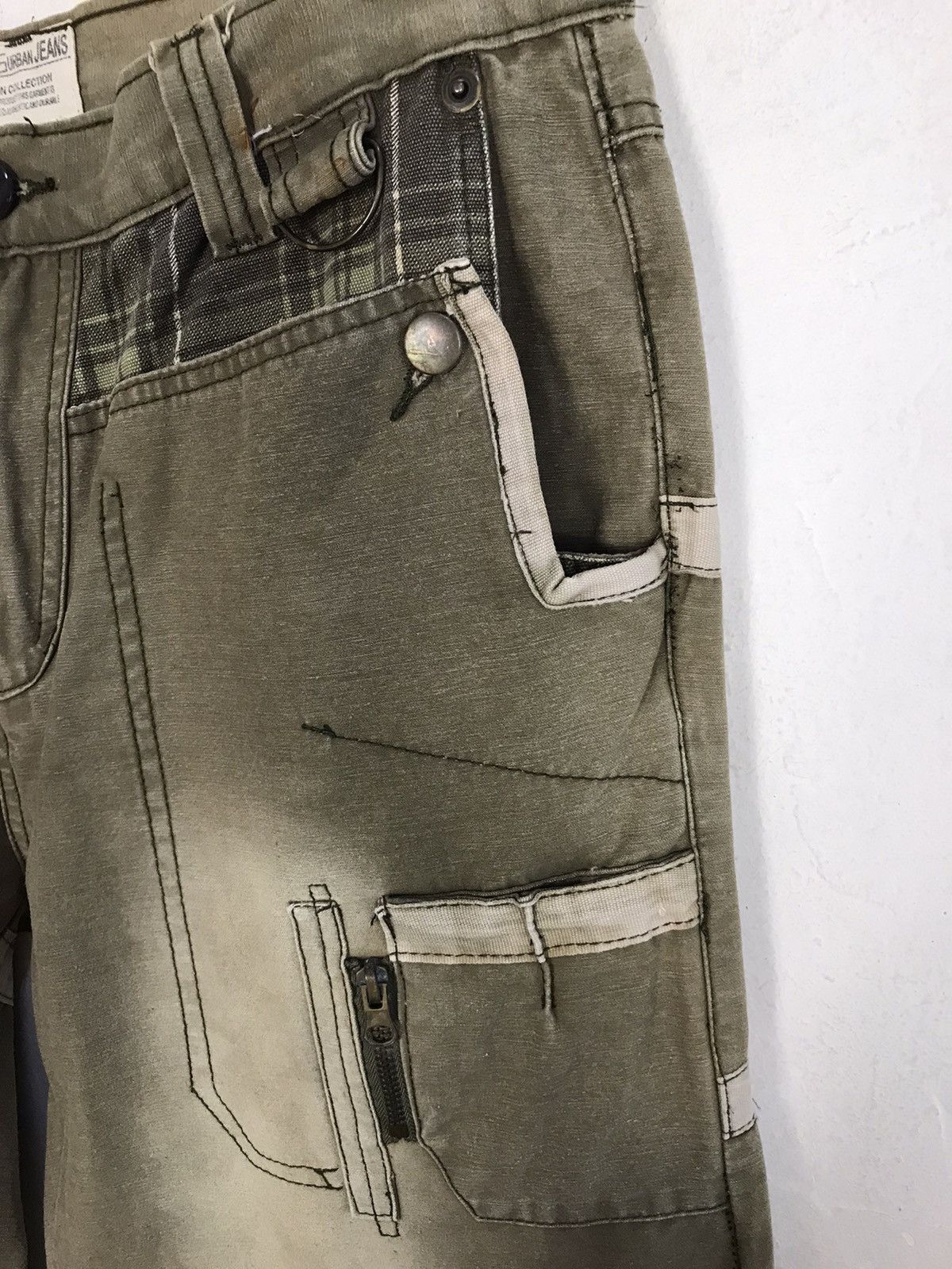 Japanese Brand × Vintage Vintage A.S Urban Jeans Pants Distressed Zipper Design Size US 34 / EU 50 - 7 Thumbnail
