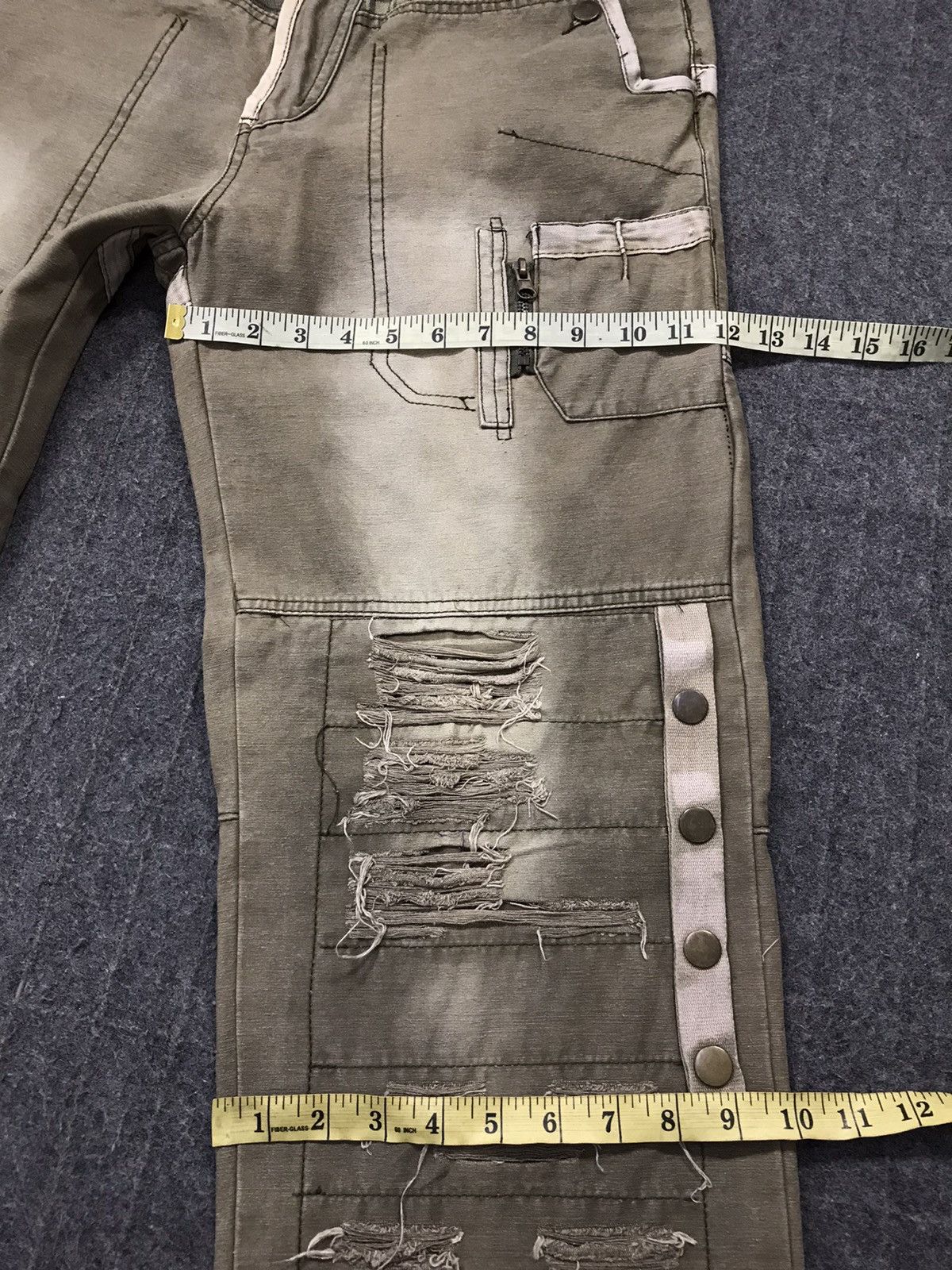 Japanese Brand × Vintage Vintage A.S Urban Jeans Pants Distressed Zipper Design Size US 34 / EU 50 - 19 Thumbnail