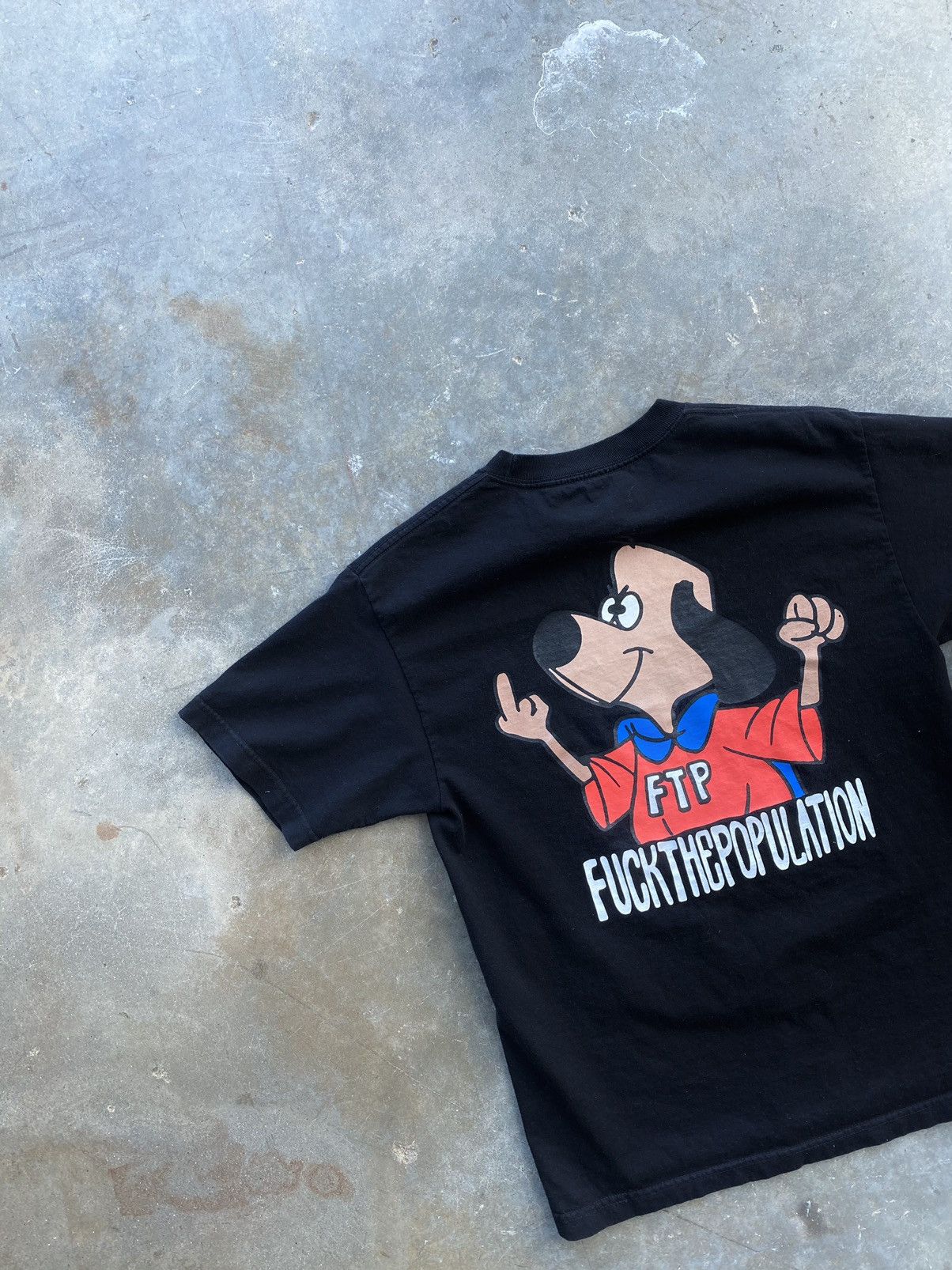 Fuck The Population Fuck The Population “ Underdog Tee “ Black Medium M 🧊 Foul Size US M / EU 48-50 / 2 - 2 Thumbnail