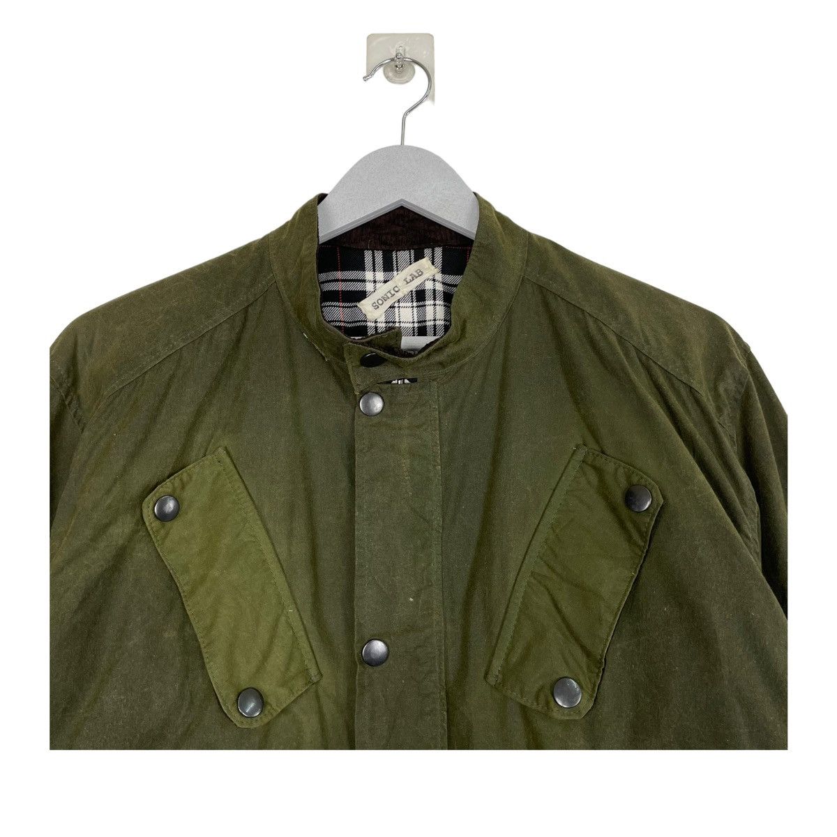 Engineered Garments × Nepenthes × Sonic Lab 💥 SONIC LAB WAXED SURVIVAL UTILITY JACKET Size US M / EU 48-50 / 2 - 4 Thumbnail