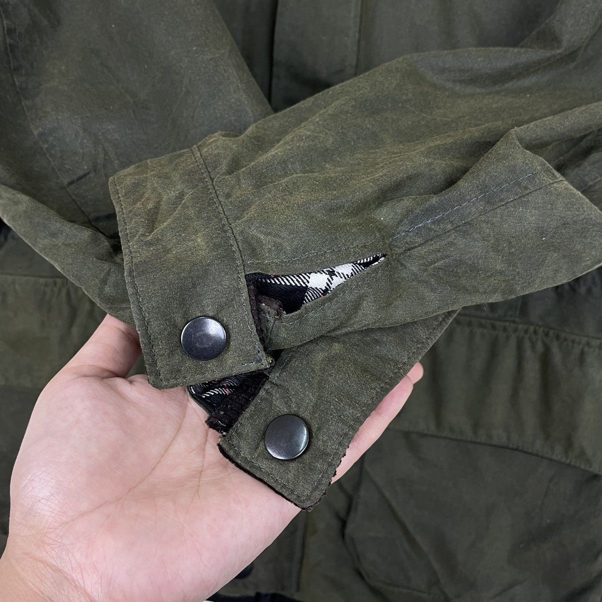 Engineered Garments × Nepenthes × Sonic Lab 💥 SONIC LAB WAXED SURVIVAL UTILITY JACKET Size US M / EU 48-50 / 2 - 12 Thumbnail