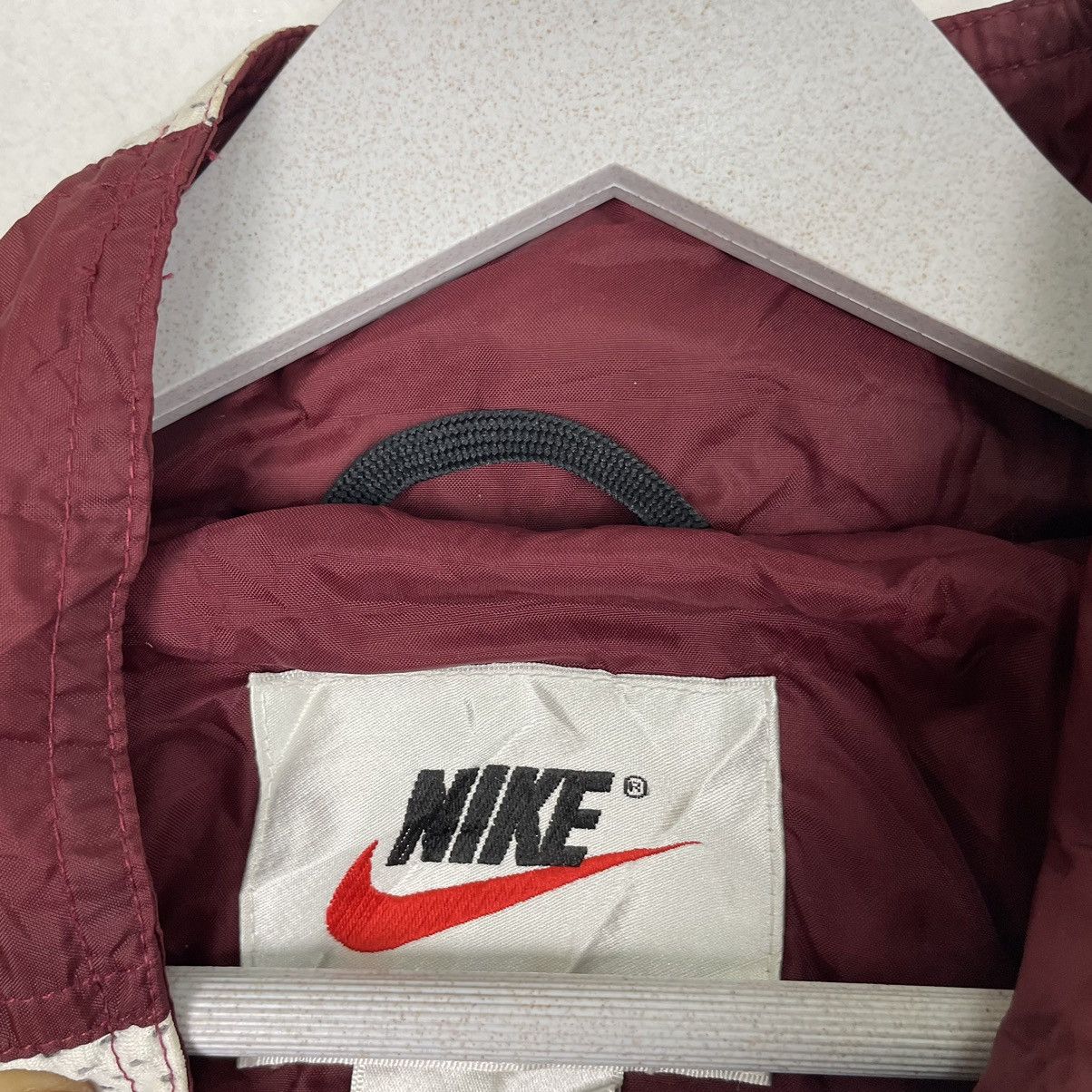 Nike × Vintage 💥90s NIKE BIG LOGO TRACK TOP WINDBREAKER JACKET Size US L / EU 52-54 / 3 - 11 Thumbnail