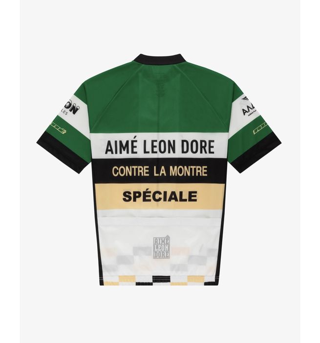 Aime Leon Dore ALD Poly Cycling Jersey sz medium formal green