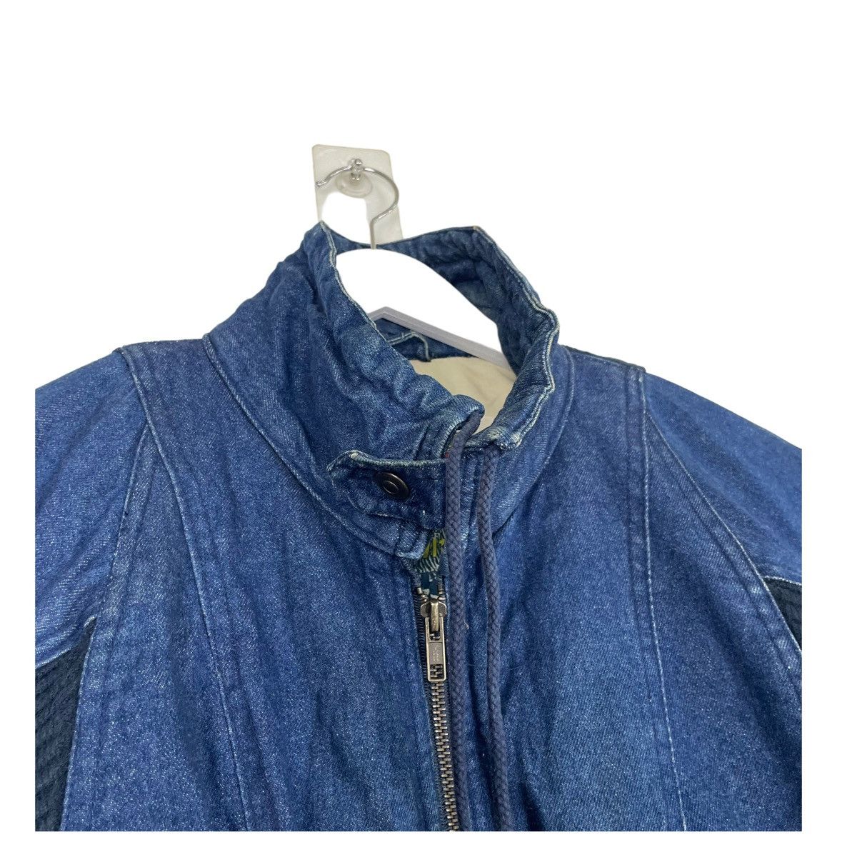 Japanese Brand × Vintage 💥90s MARVEL DENIM BOMBER JACKET Size US M / EU 48-50 / 2 - 8 Thumbnail