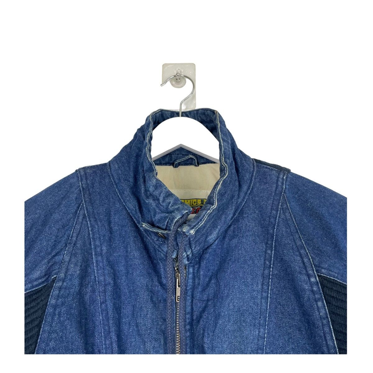 Japanese Brand × Vintage 💥90s MARVEL DENIM BOMBER JACKET Size US M / EU 48-50 / 2 - 5 Thumbnail