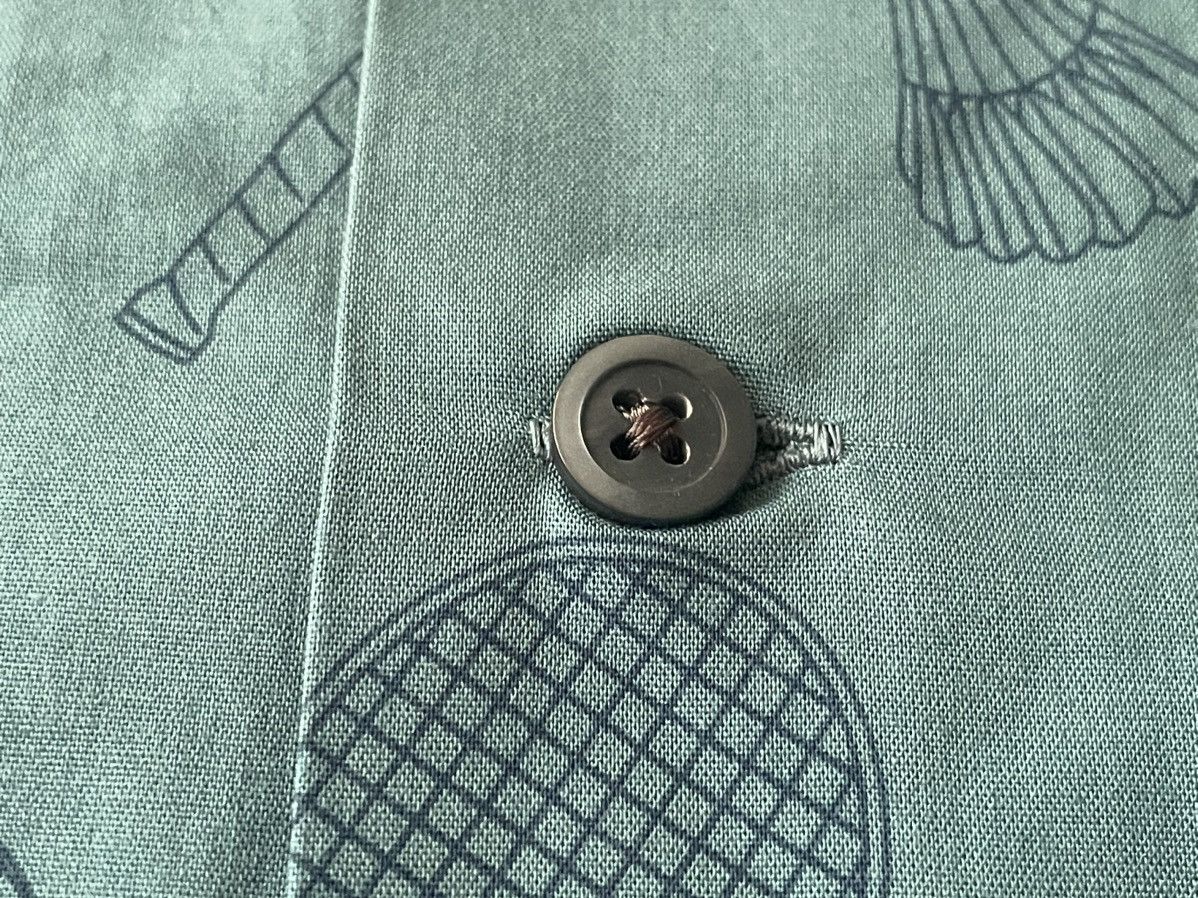 JW Anderson × Uniqlo Large Open Collar Blue Badminton Tennis Dress Shirt Up Size US L / EU 52-54 / 3 - 9 Thumbnail