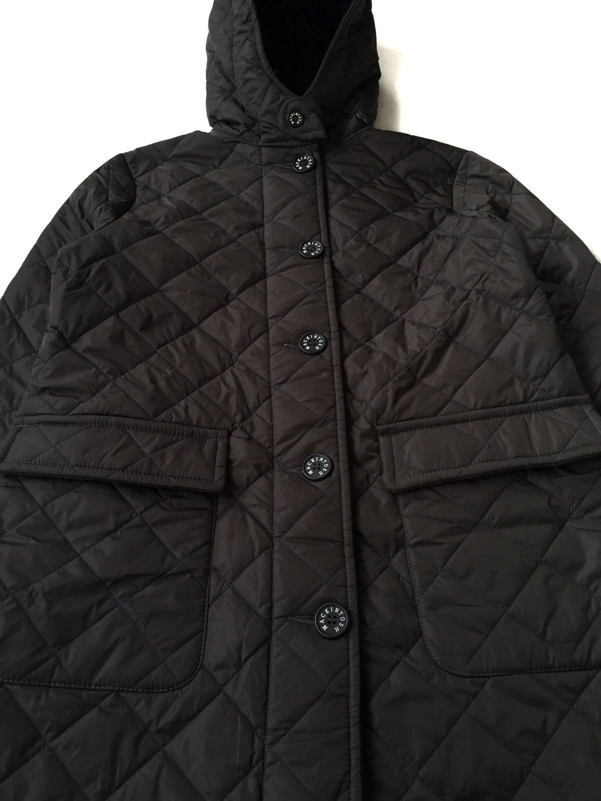 Mackintosh Mackintosh Scotland Water Proof Nylon Hoodie Long Jacket Size US M / EU 48-50 / 2 - 5 Thumbnail
