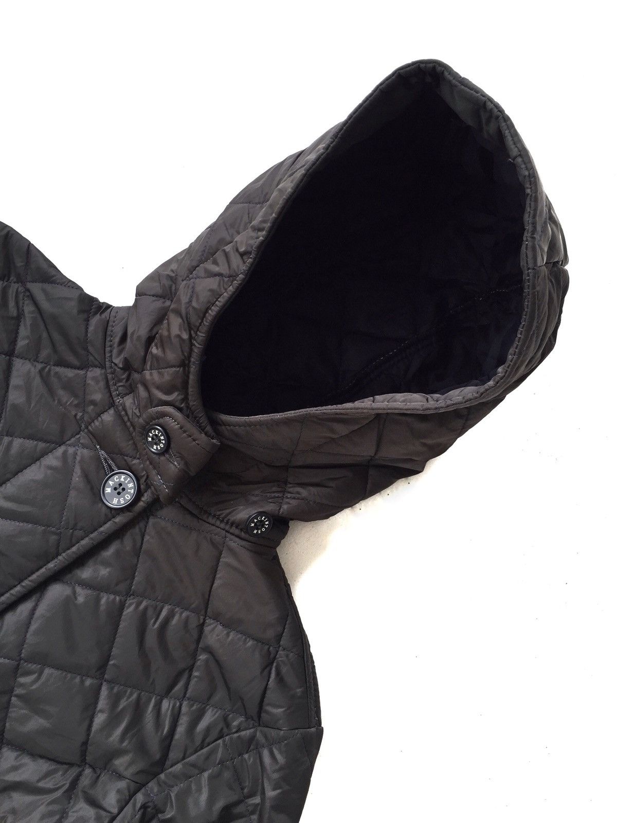 Mackintosh Mackintosh Scotland Water Proof Nylon Hoodie Long Jacket Size US M / EU 48-50 / 2 - 3 Thumbnail