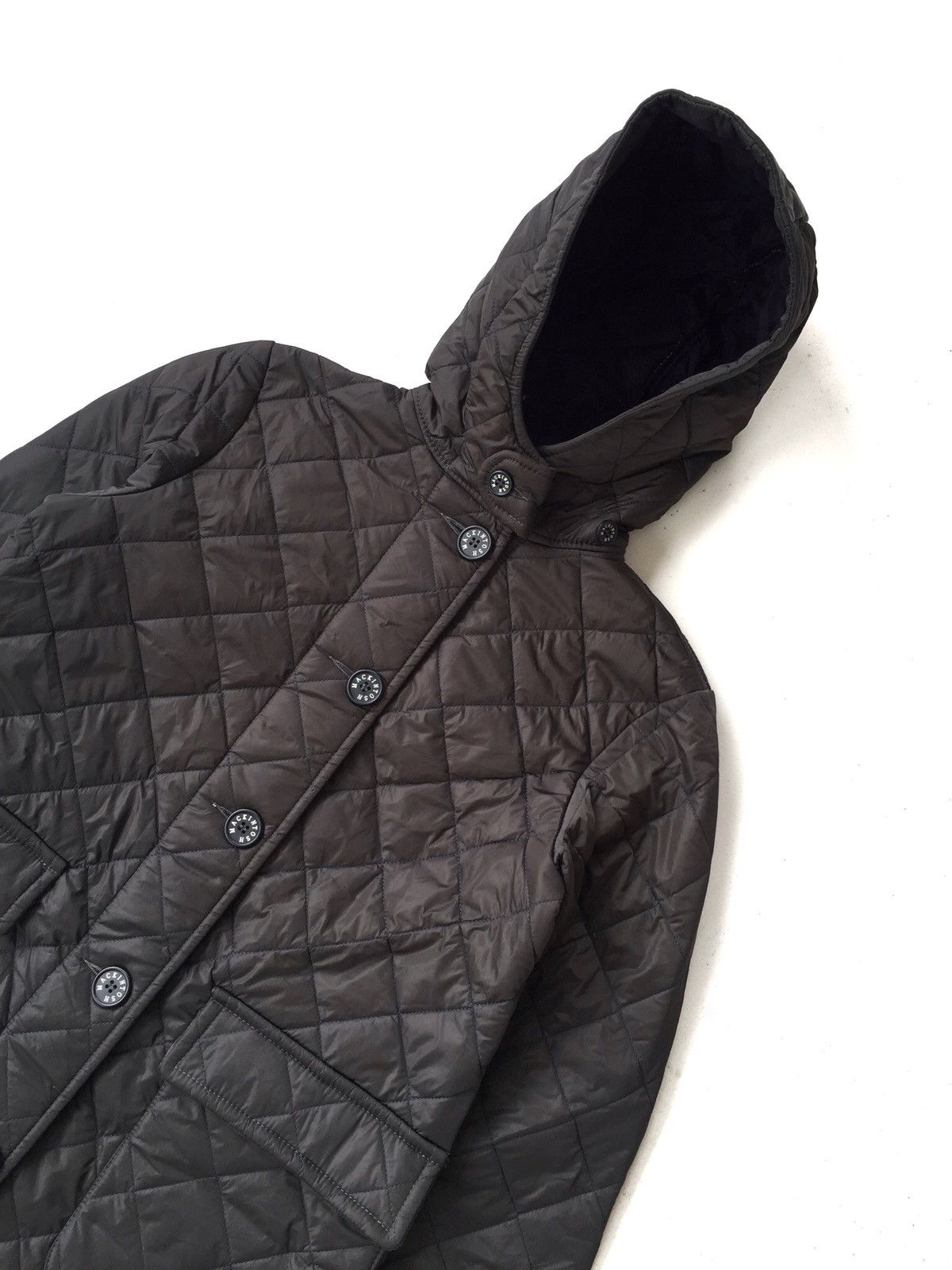 Mackintosh Mackintosh Scotland Water Proof Nylon Hoodie Long Jacket Size US M / EU 48-50 / 2 - 4 Thumbnail