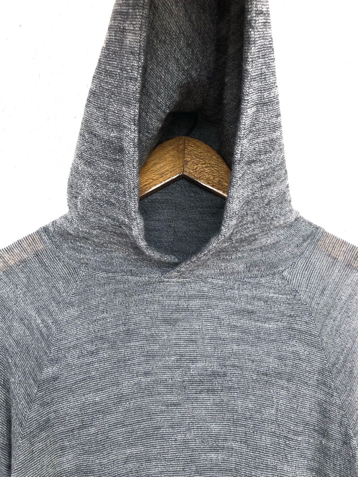 Yohji Yamamoto Archive Yohji Hybrid Sleeves Thin Wool Grey Witch Hoodie Size US M / EU 48-50 / 2 - 5 Thumbnail