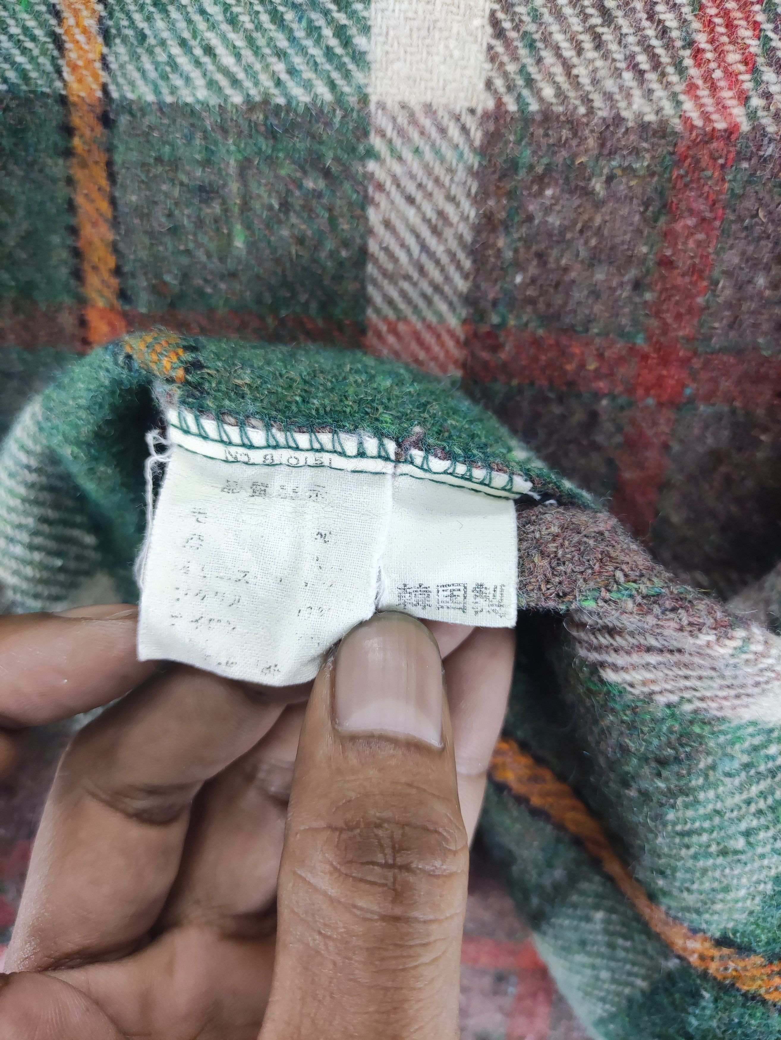 Flannel Vintage Wool Flannel Shirt Button Up by Kenjack Size US L / EU 52-54 / 3 - 4 Thumbnail