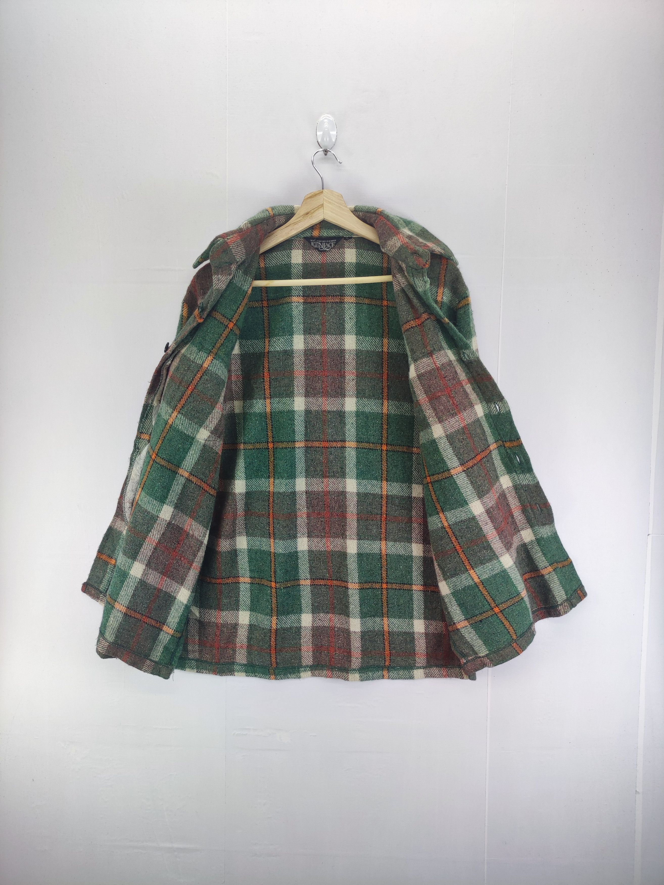 Flannel Vintage Wool Flannel Shirt Button Up by Kenjack Size US L / EU 52-54 / 3 - 5 Thumbnail
