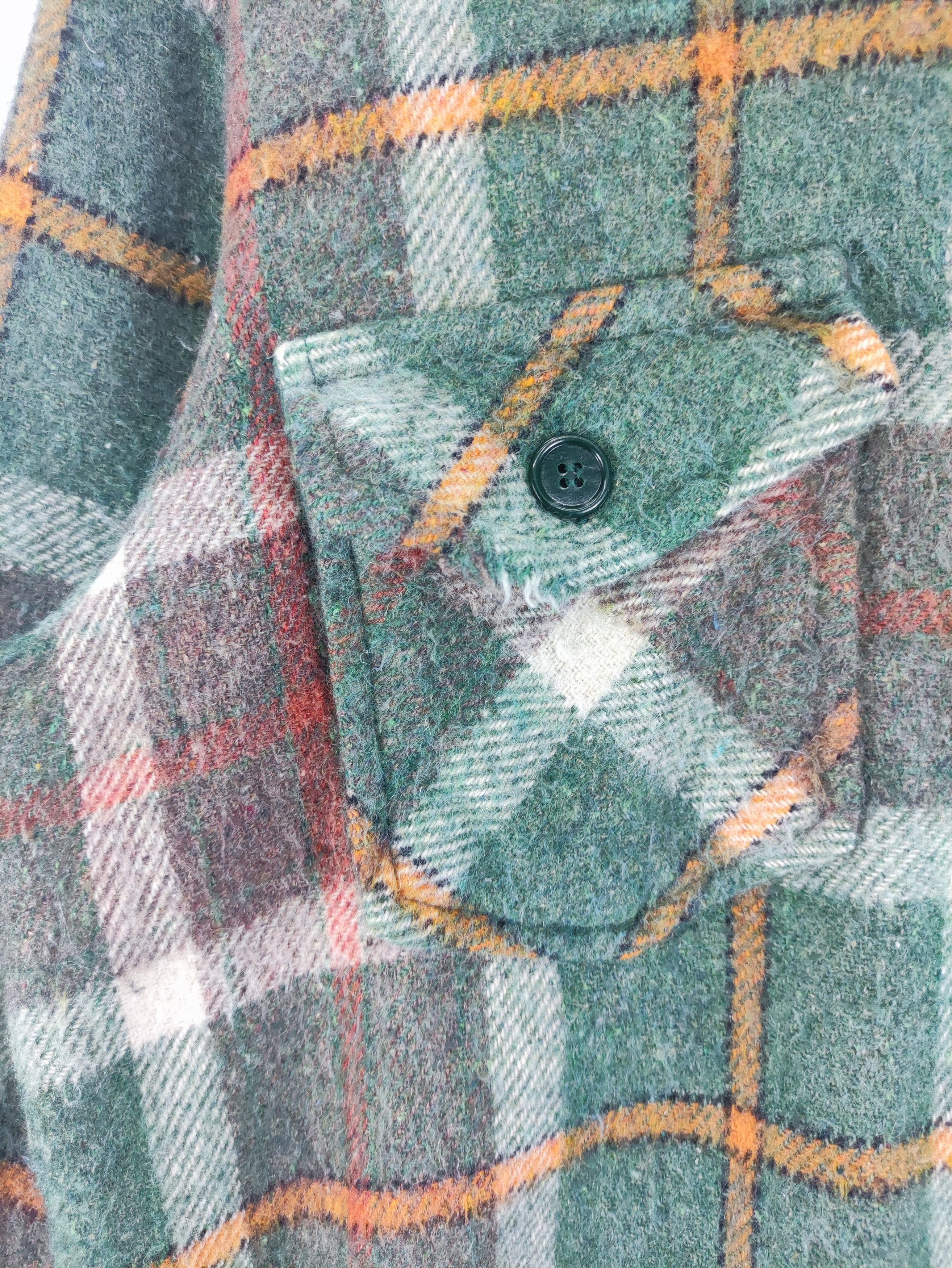 Flannel Vintage Wool Flannel Shirt Button Up by Kenjack Size US L / EU 52-54 / 3 - 2 Thumbnail