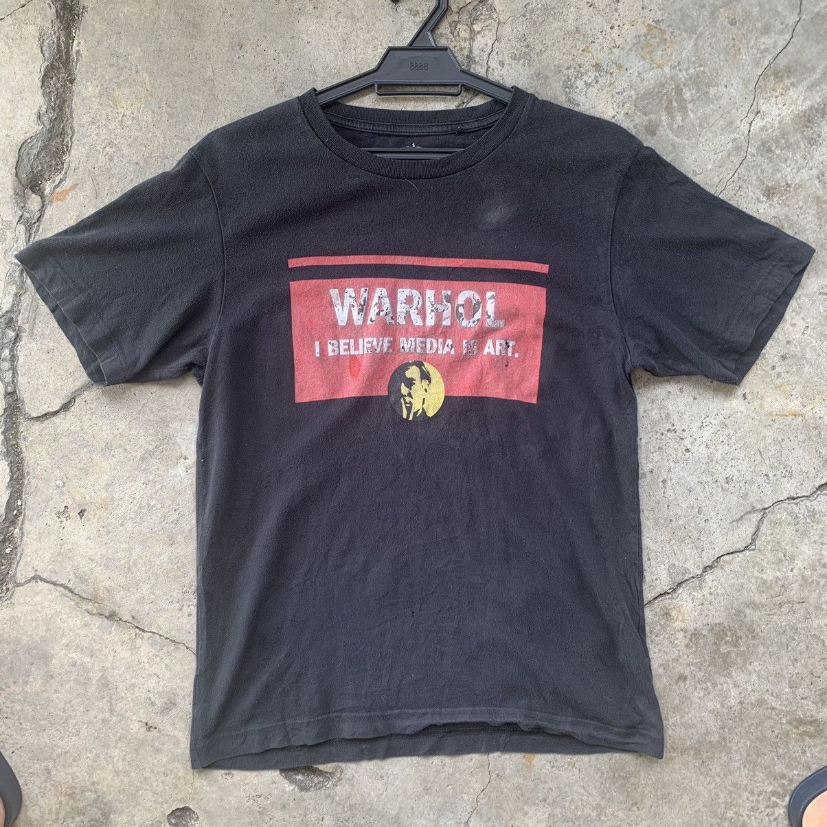 Andy Warhol Andy Warhol uniqlo black tee T-shirt Size US S / EU 44-46 / 1 - 5 Thumbnail