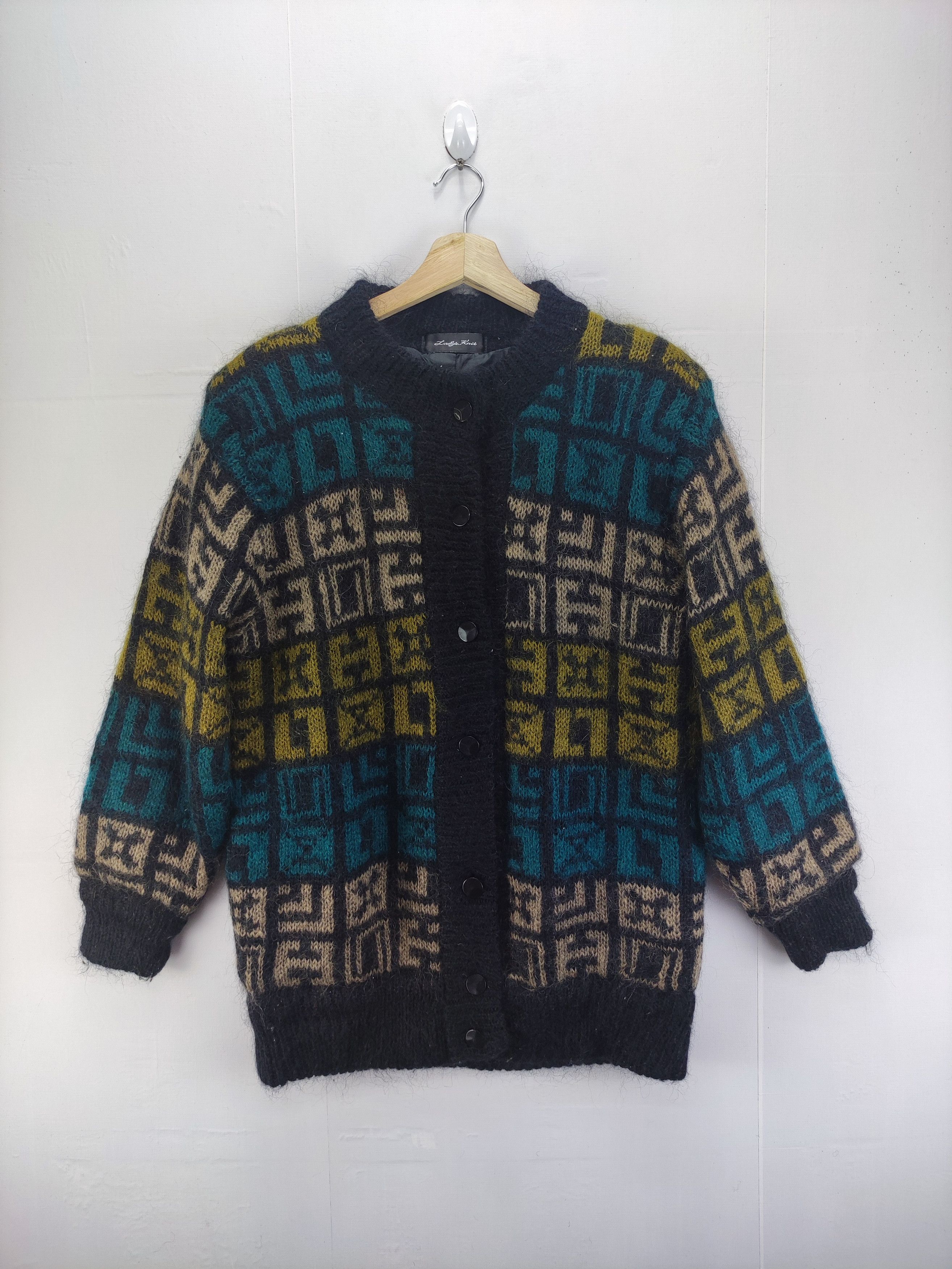 Japanese Brand Vintage Wool Jacket knit By lady's Knit Size M / US 6-8 / IT 42-44 - 1 Thumbnail