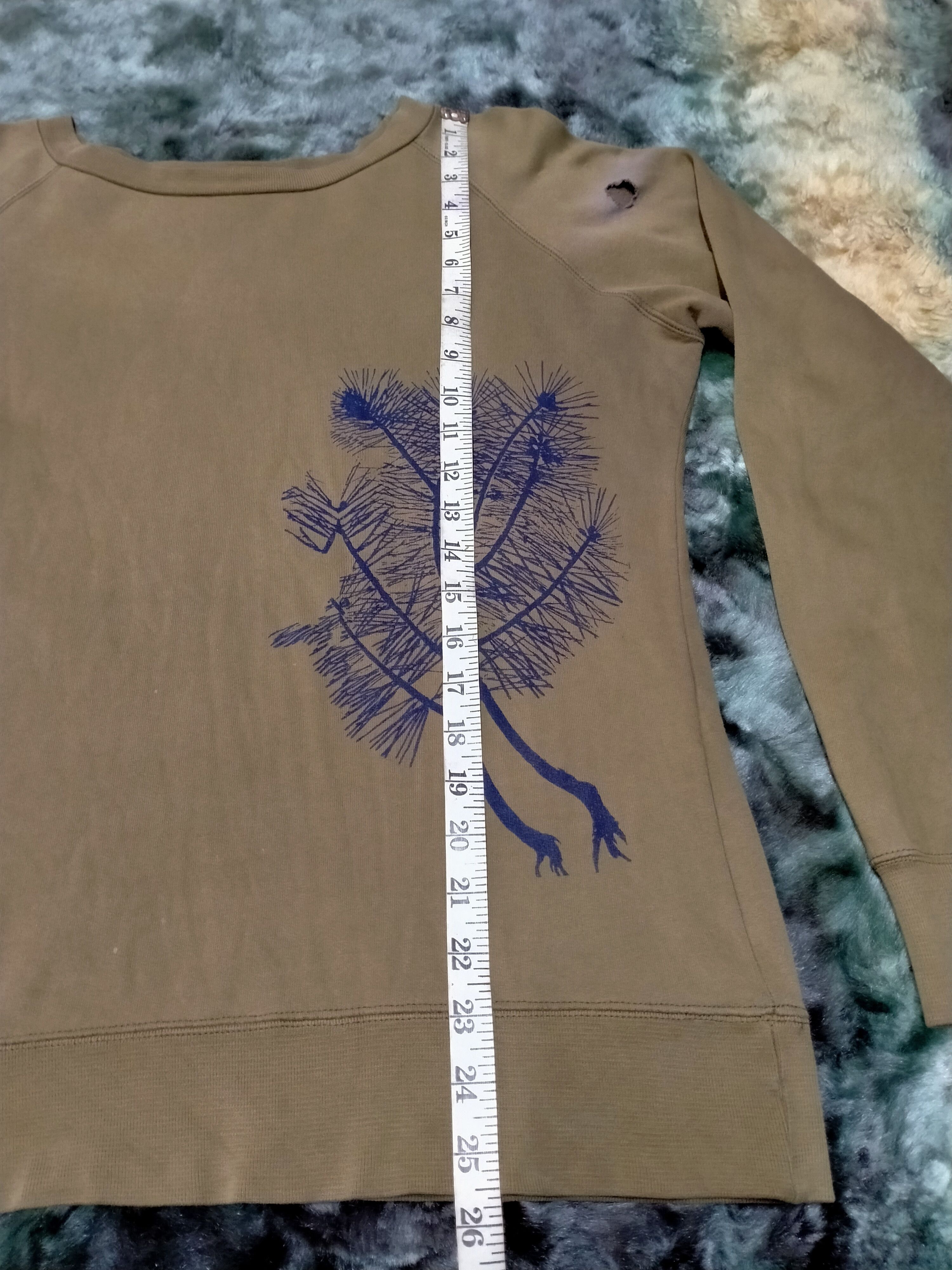 Christophe Lemaire × Vintage Vintage Christopher Lemaire Distressed Sweatshirt Size S / US 4 / IT 40 - 12 Thumbnail