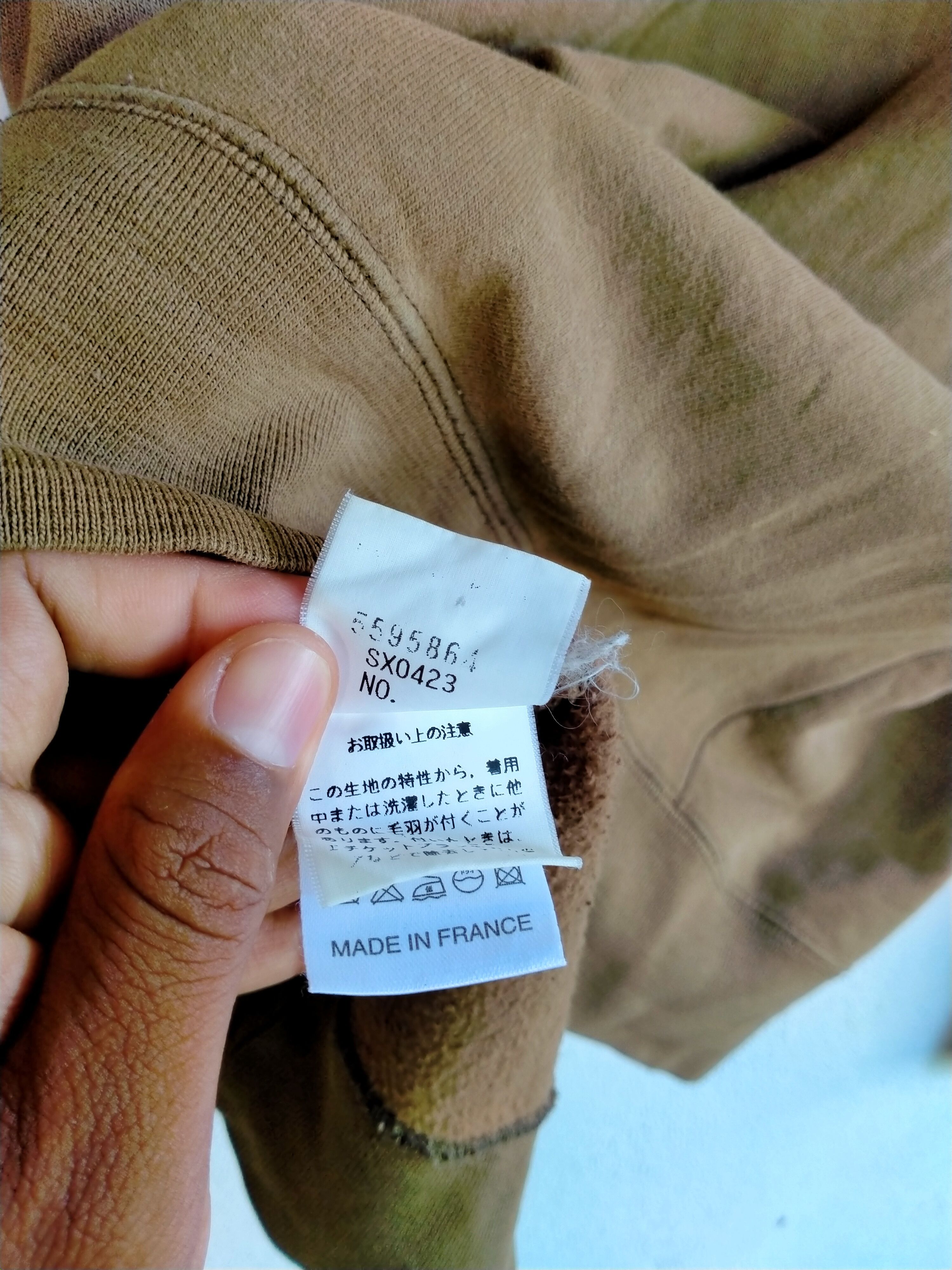 Christophe Lemaire × Vintage Vintage Christopher Lemaire Distressed Sweatshirt Size S / US 4 / IT 40 - 7 Thumbnail