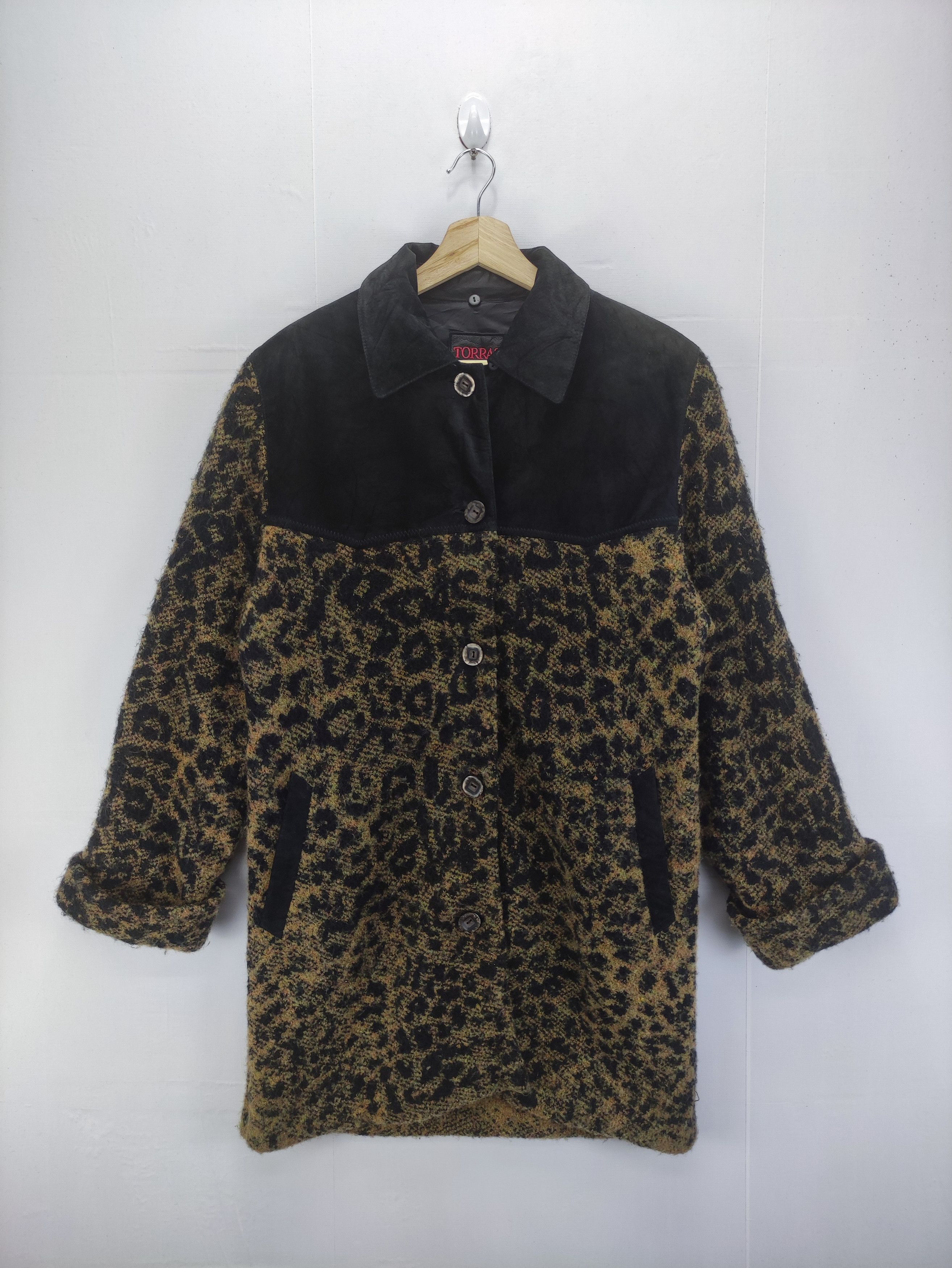 image of Torras Wool Knit Jacket Button Up, Women's (Size Medium)