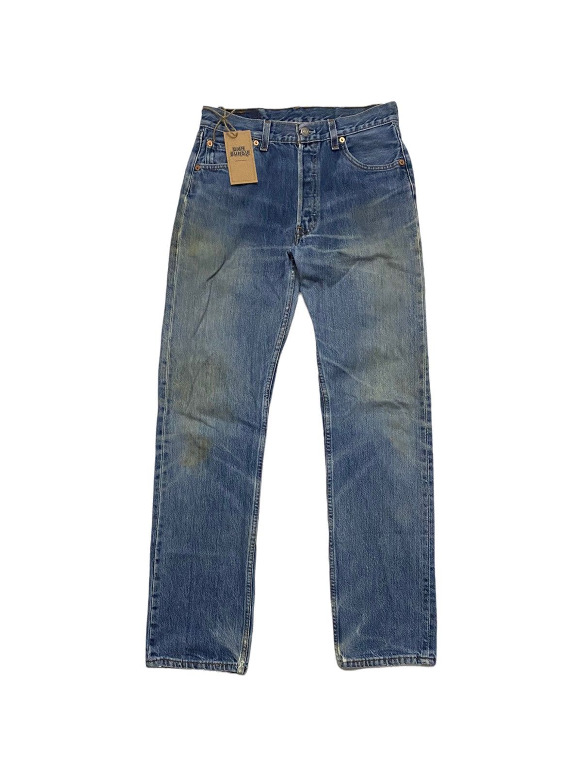 Levi's × Vintage Vintage 1998 Levi's 501 Seasoned Jeans Made in USA Size US 28 / EU 44 - 3 Thumbnail