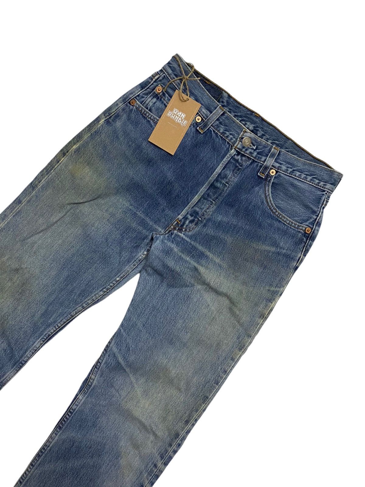 Levi's × Vintage Vintage 1998 Levi's 501 Seasoned Jeans Made in USA Size US 28 / EU 44 - 4 Thumbnail