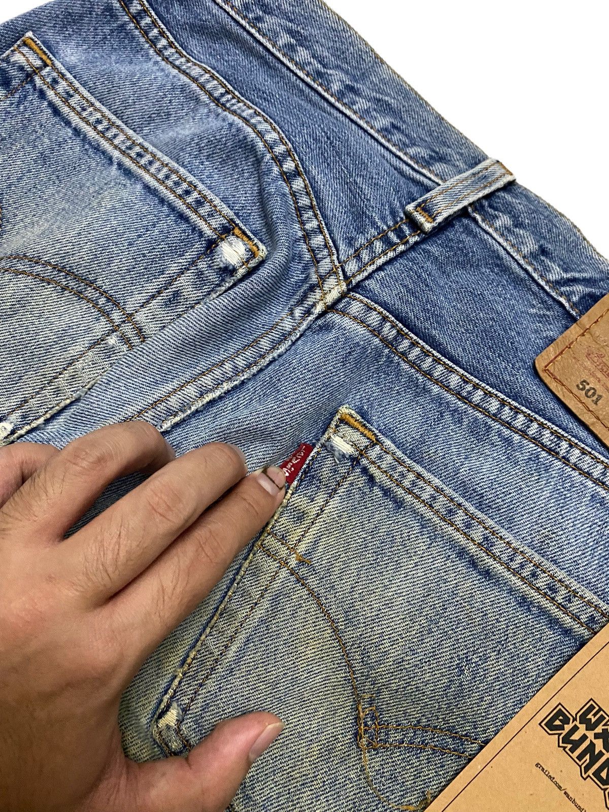 Levi's × Vintage Vintage 1998 Levi's 501 Seasoned Jeans Made in USA Size US 28 / EU 44 - 11 Thumbnail