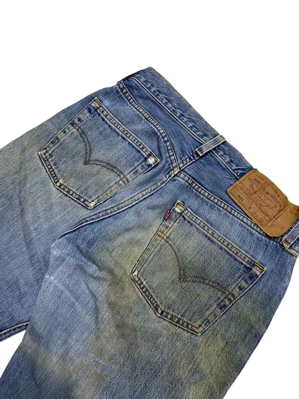 Levi's × Vintage Vintage 1998 Levi's 501 Seasoned Jeans Made in USA Size US 28 / EU 44 - 2 Thumbnail