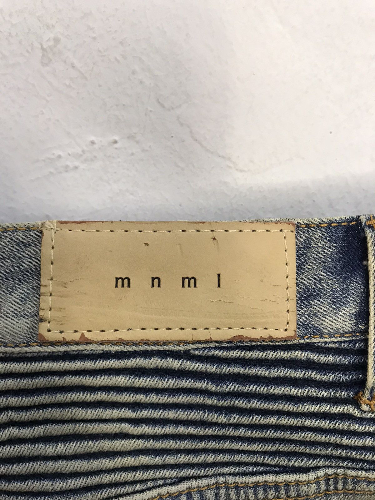MNML MNML Biker Motorcycle Multipocket Design Denim Pants balmain Size US 36 / EU 52 - 6 Thumbnail