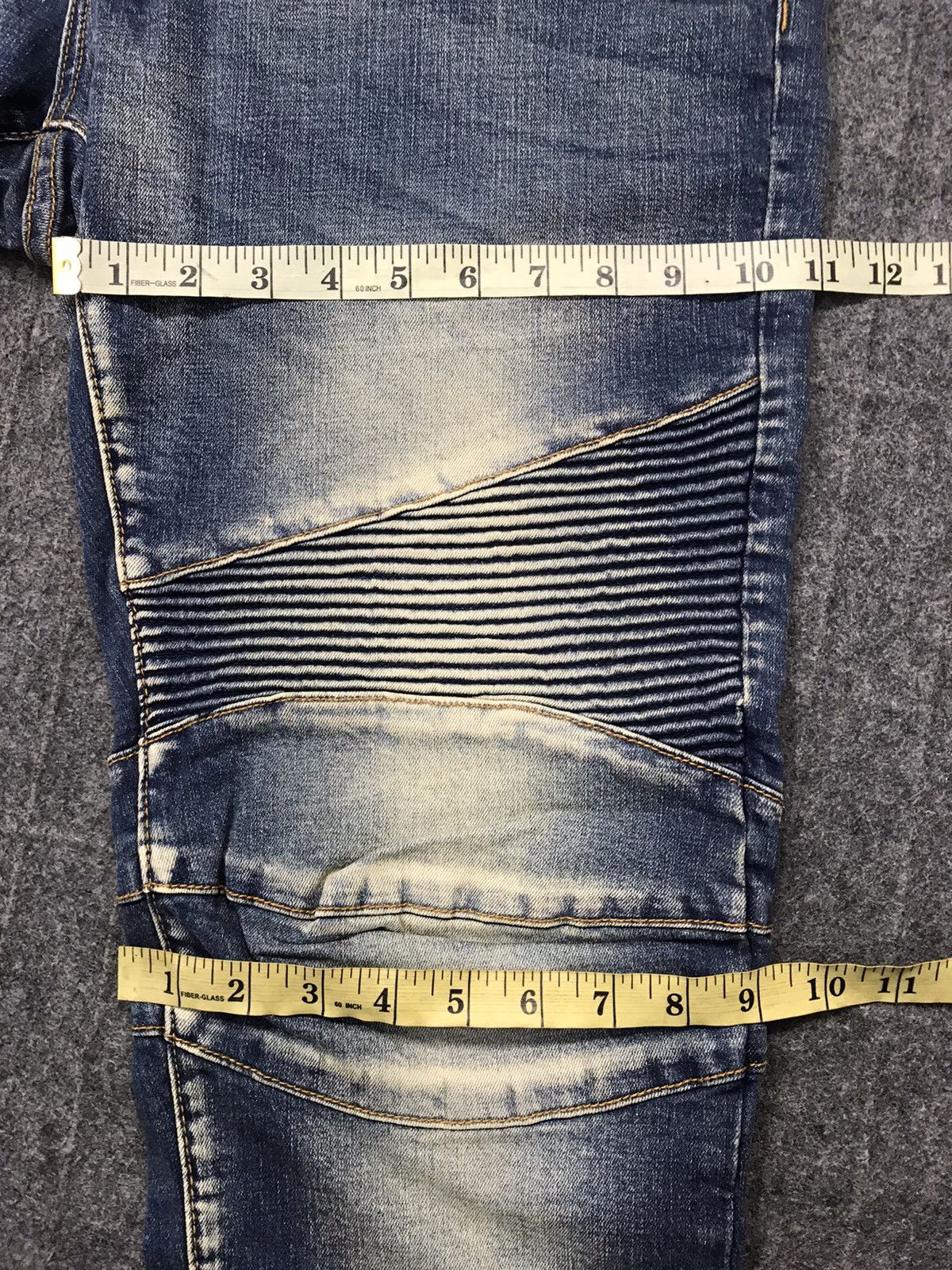 MNML MNML Biker Motorcycle Multipocket Design Denim Pants balmain Size US 36 / EU 52 - 10 Thumbnail