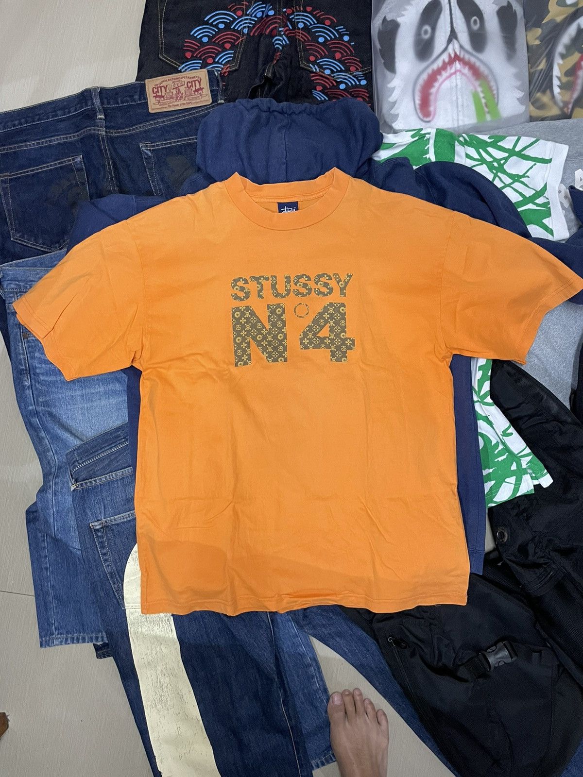 Stussy Louis Vuitton Monogram Shirt, Women's Fashion, Tops, Shirts on  Carousell