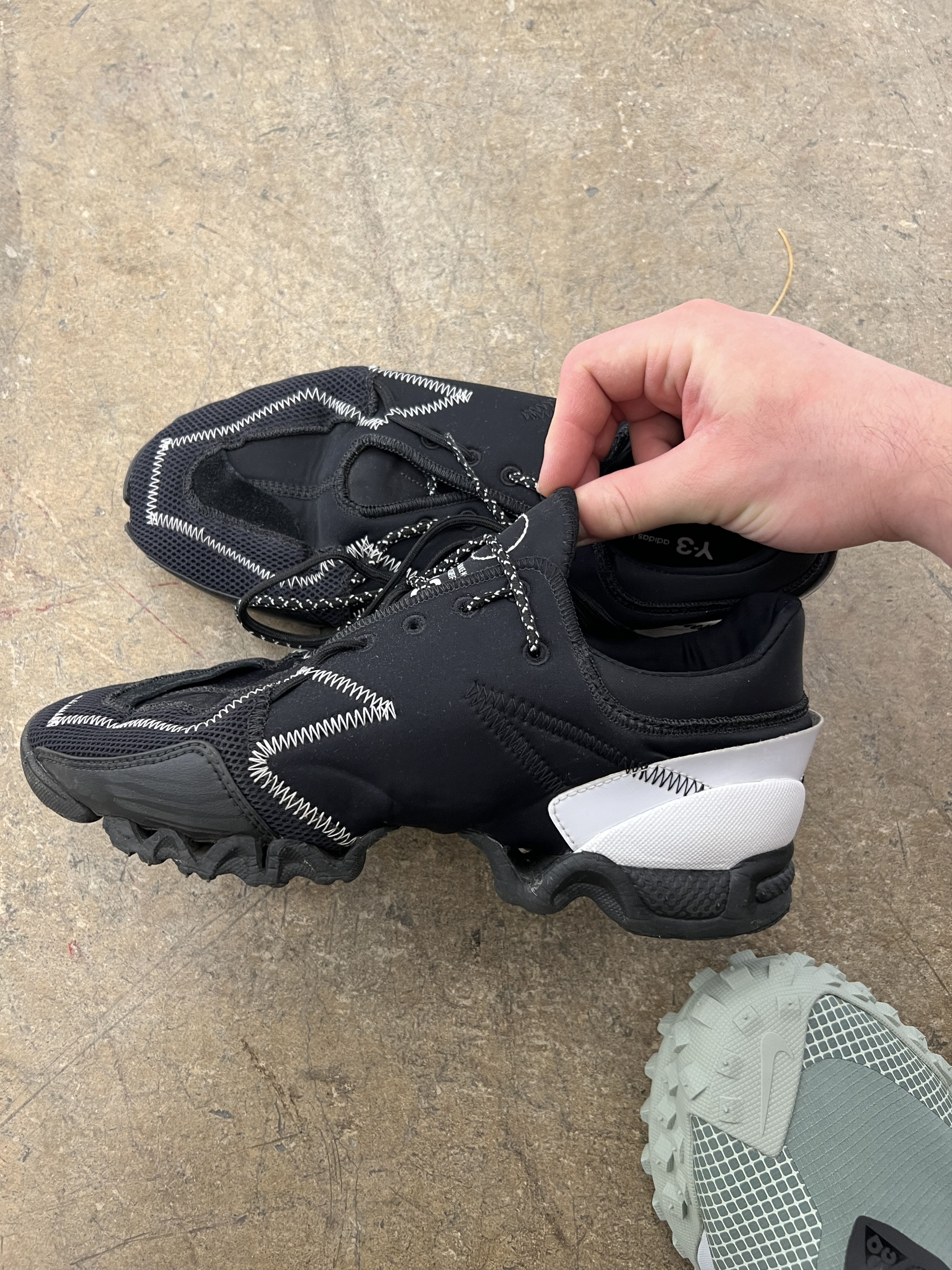 y-3 split sole the most cozy shoes ever made sz XL