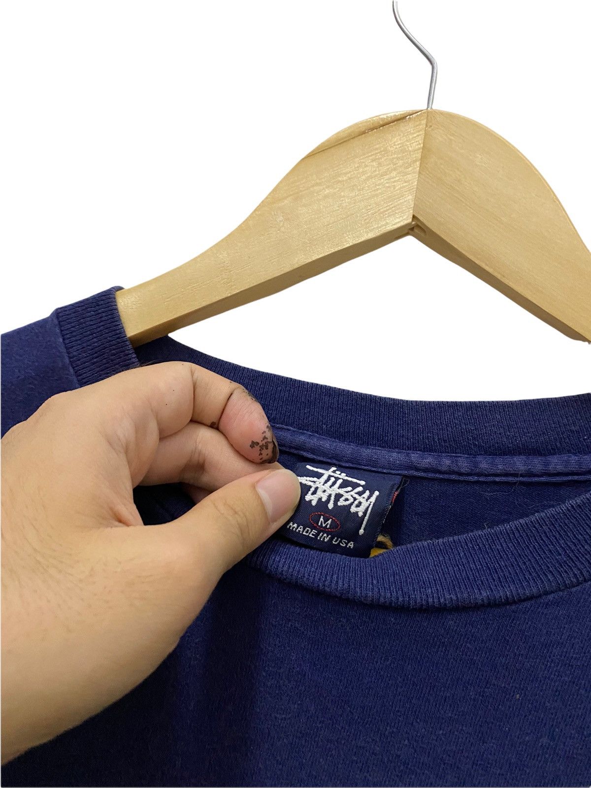 Stussy × Vintage Vintage 90’s Stussy Box Logo Inspired Made in usa Size US M / EU 48-50 / 2 - 7 Thumbnail