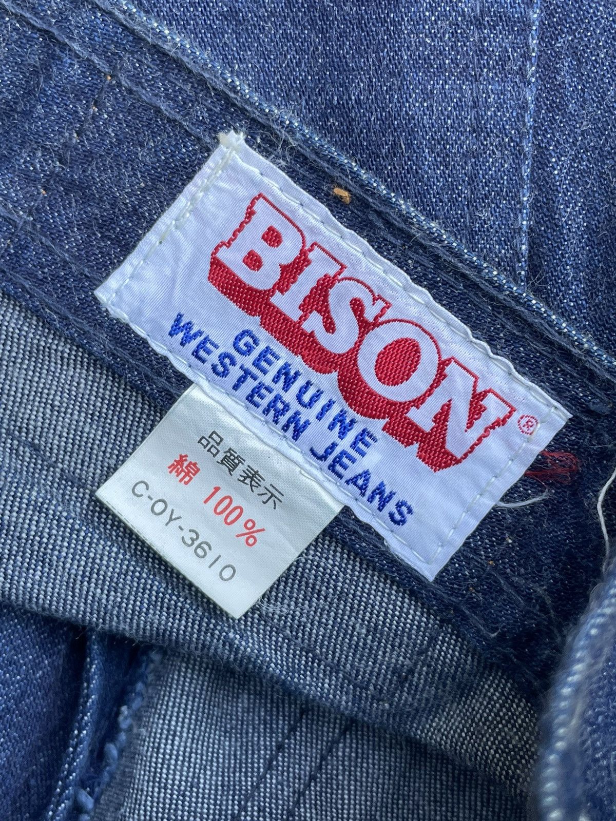 Japanese Brand × Vintage Vintage Bison US Navy Style Denim Pant Size US 33 - 10 Thumbnail