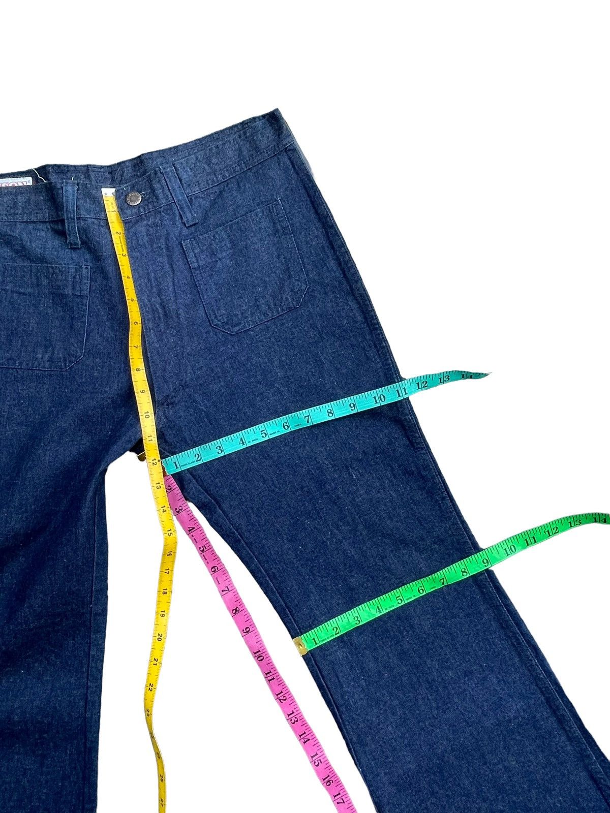 Japanese Brand × Vintage Vintage Bison US Navy Style Denim Pant Size US 33 - 18 Thumbnail