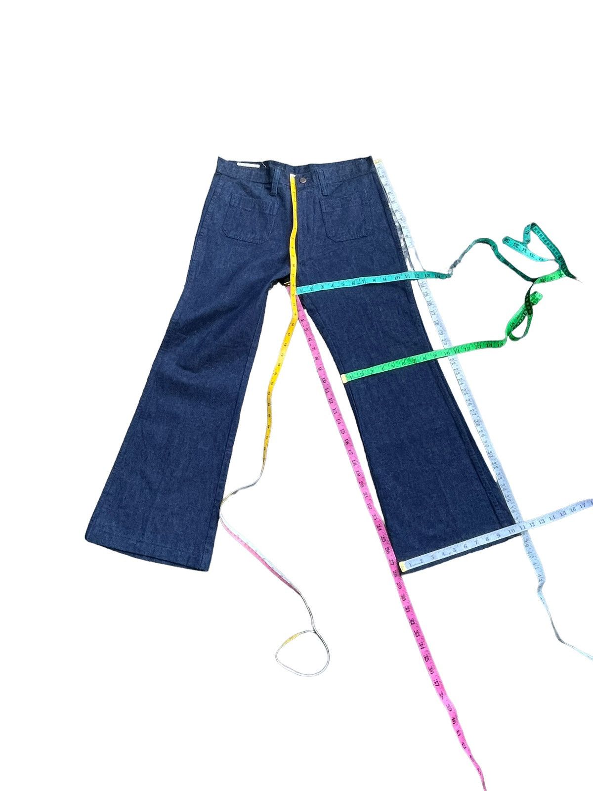 Japanese Brand × Vintage Vintage Bison US Navy Style Denim Pant Size US 33 - 16 Thumbnail