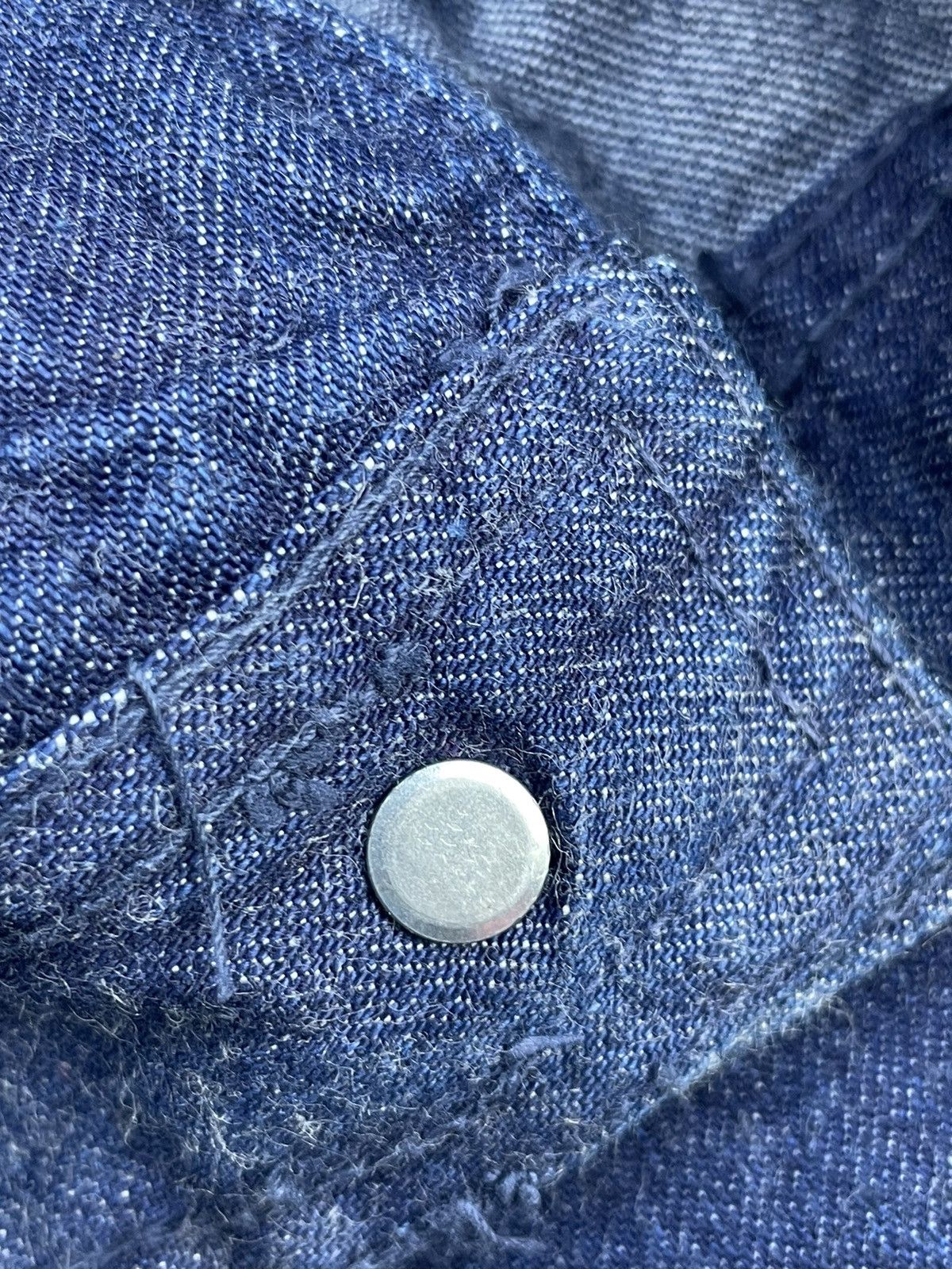 Japanese Brand × Vintage Vintage Bison US Navy Style Denim Pant Size US 33 - 12 Thumbnail
