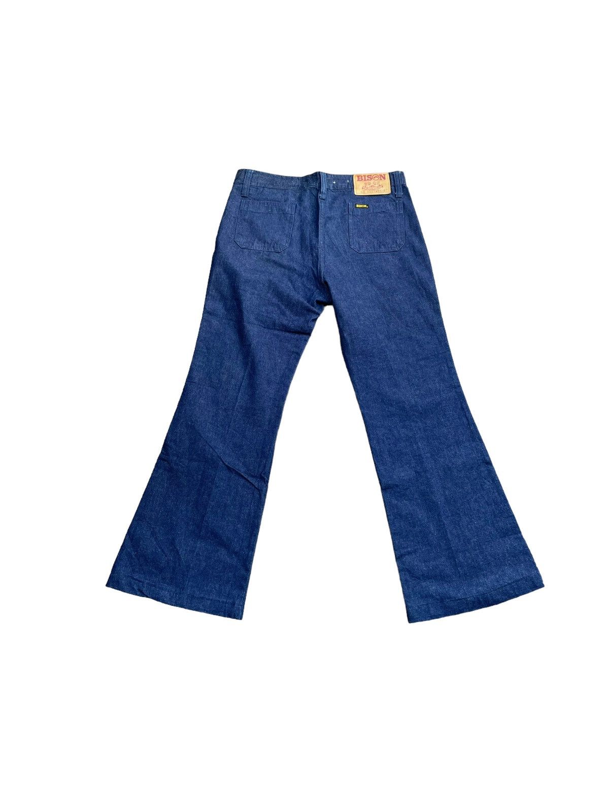 Japanese Brand × Vintage Vintage Bison US Navy Style Denim Pant Size US 33 - 5 Thumbnail