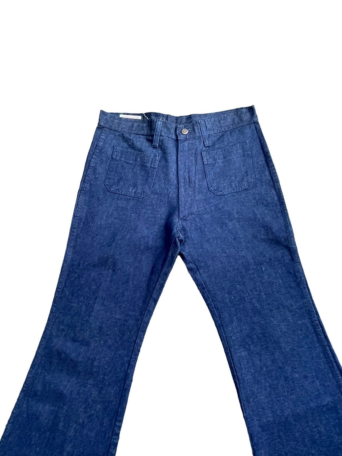 Japanese Brand × Vintage Vintage Bison US Navy Style Denim Pant Size US 33 - 3 Thumbnail