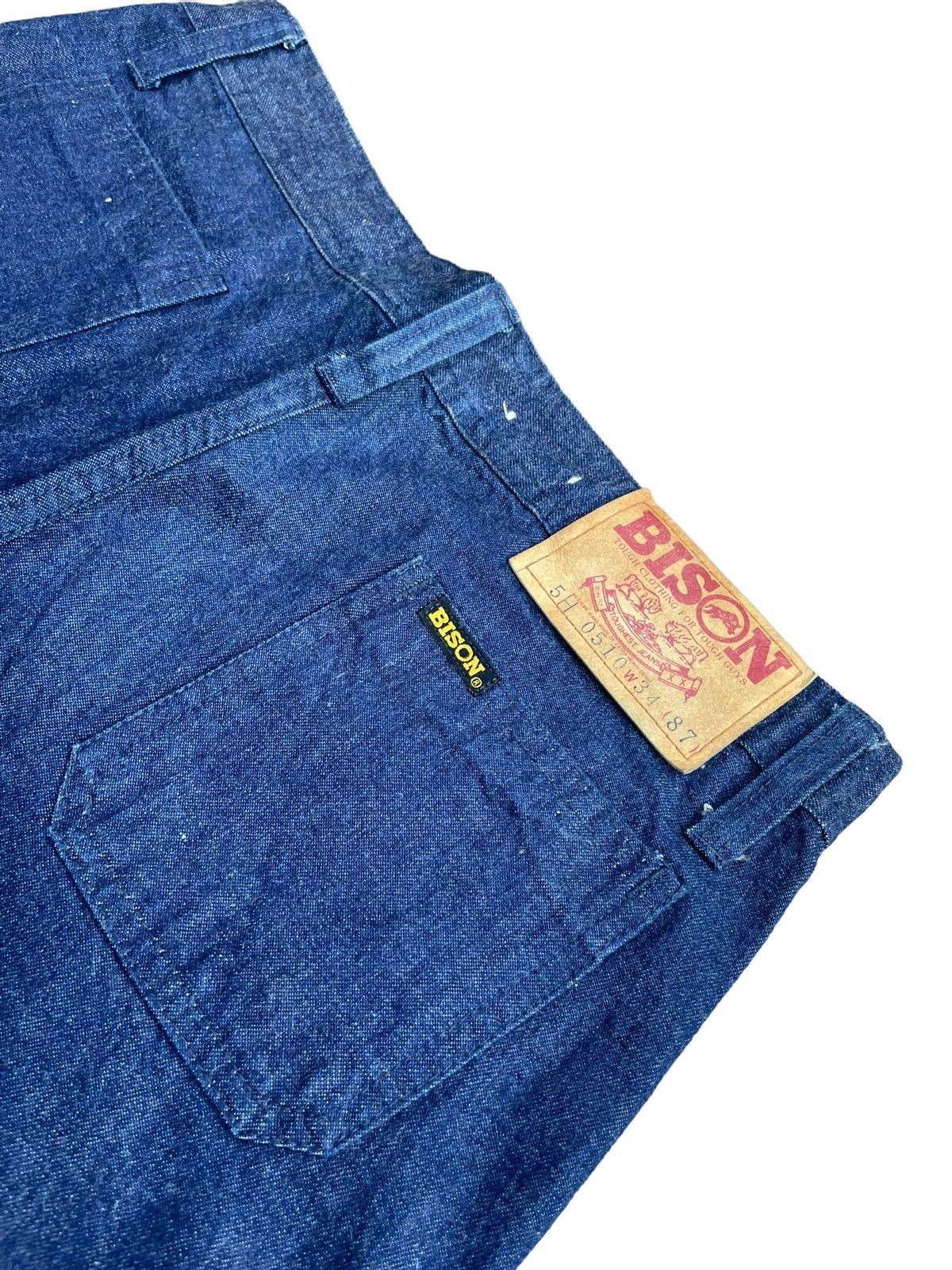 Japanese Brand × Vintage Vintage Bison US Navy Style Denim Pant Size US 33 - 7 Thumbnail