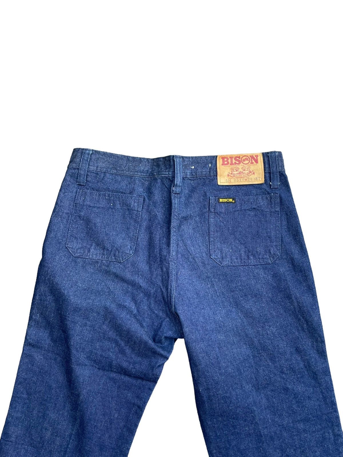 Japanese Brand × Vintage Vintage Bison US Navy Style Denim Pant Size US 33 - 6 Thumbnail