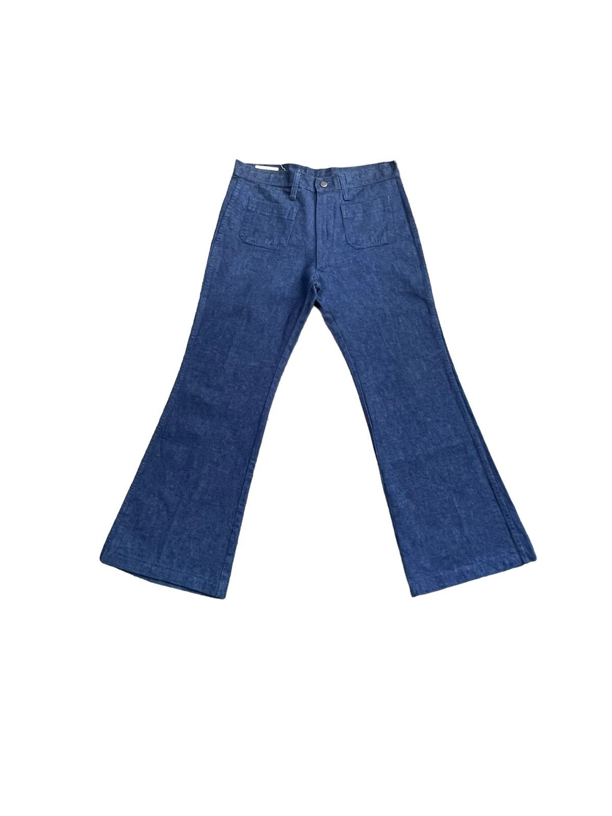 Japanese Brand × Vintage Vintage Bison US Navy Style Denim Pant Size US 33 - 1 Thumbnail