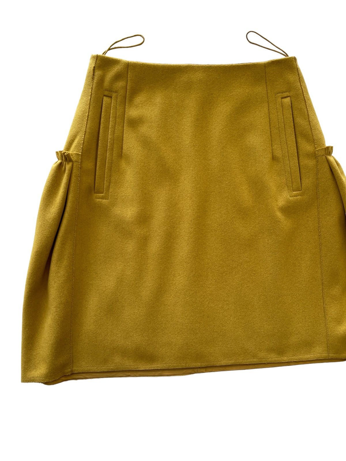 Carven Carven Yellow Mini Skirt Size 28" / US 6 / IT 42 - 4 Thumbnail