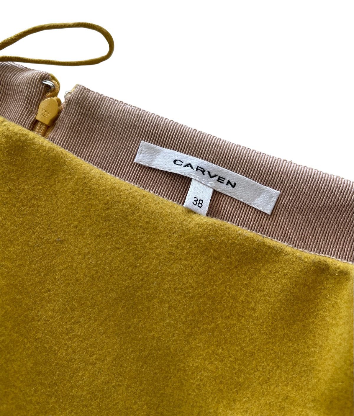 Carven Carven Yellow Mini Skirt Size 28" / US 6 / IT 42 - 5 Thumbnail