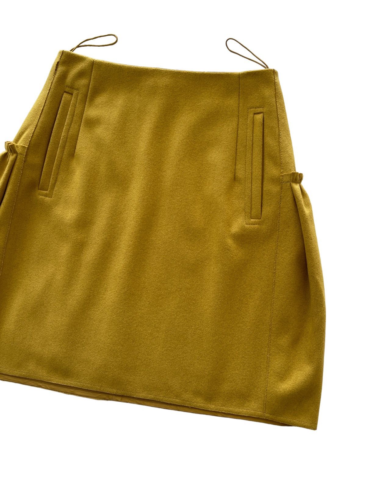 Carven Carven Yellow Mini Skirt Size 28" / US 6 / IT 42 - 3 Thumbnail