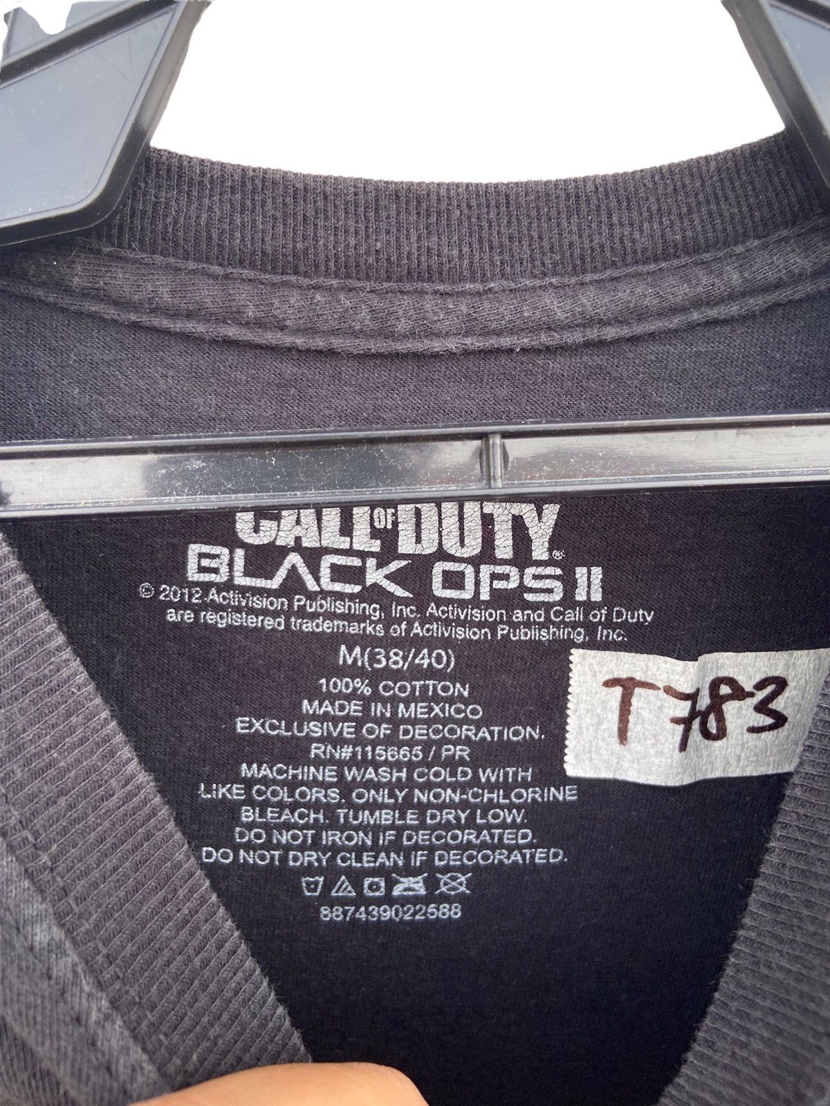 Playstation Call Of Duty Black Ops 2 Gamers Tees Size US M / EU 48-50 / 2 - 5 Thumbnail
