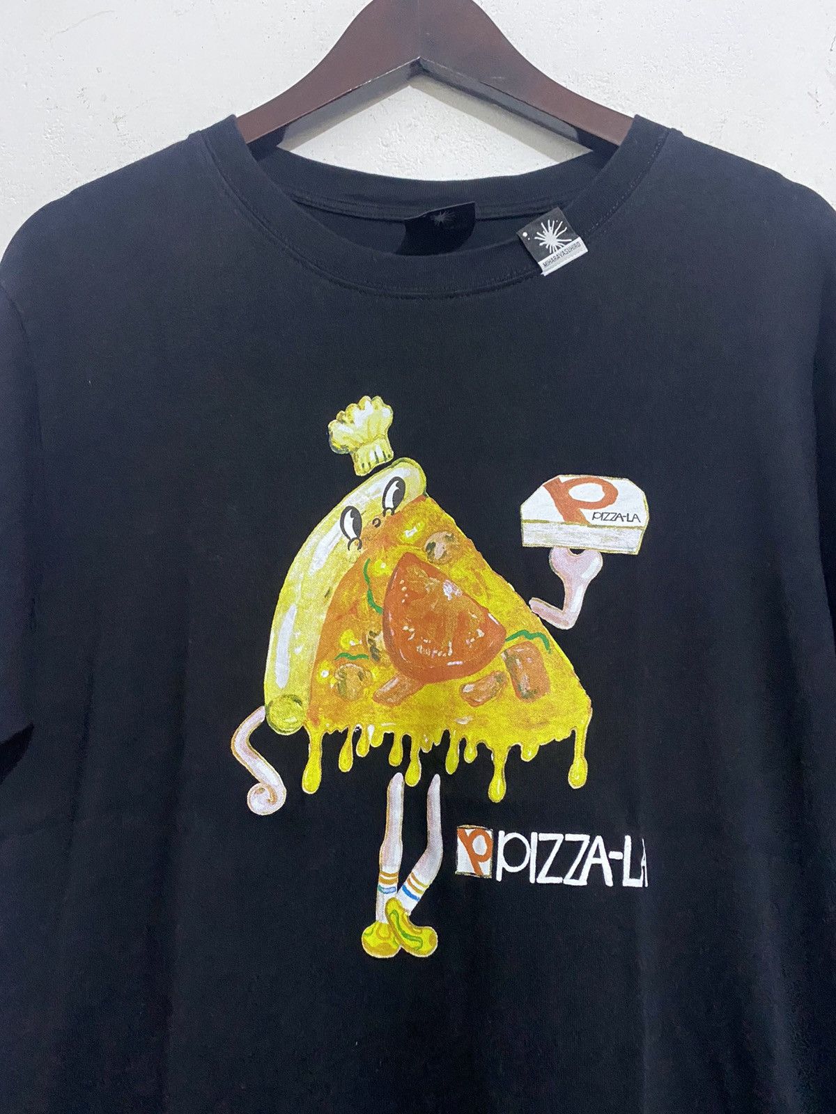 Japanese Brand 🖤BLACFRIDAY🖤Miharayasuhiro Good Inspiration Pizza-LA Shirt Size US L / EU 52-54 / 3 - 2 Thumbnail