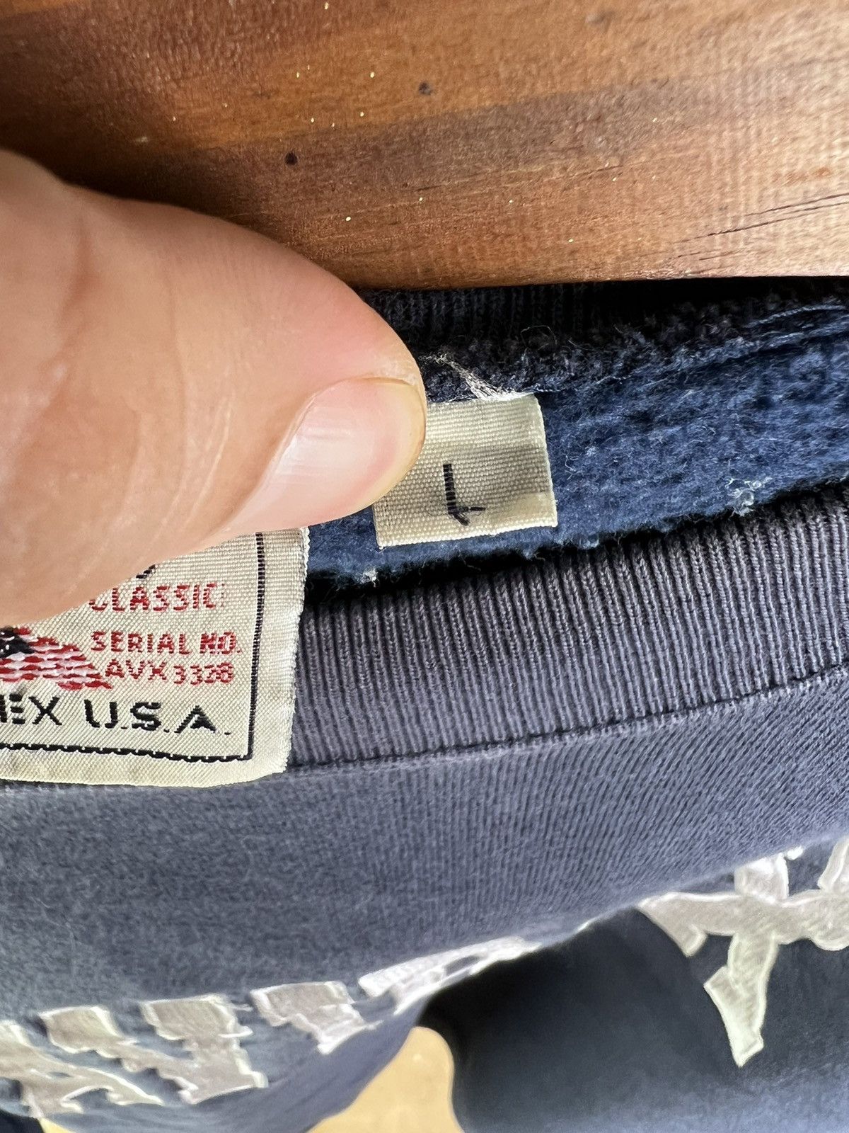 Avirex × Vintage VINTAGE AVIREX USA BIG SPELLOUT EMBROIDERED SWEATSHIRTS Size US L / EU 52-54 / 3 - 5 Thumbnail