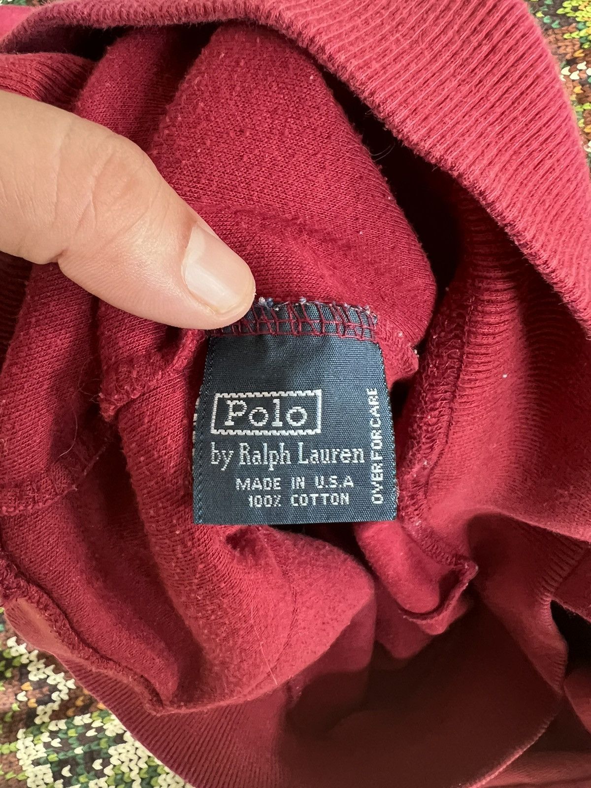 Polo Ralph Lauren × Vintage Vintage Polo Ralph Lauren Hoodie Big Logo Size US M / EU 48-50 / 2 - 7 Thumbnail