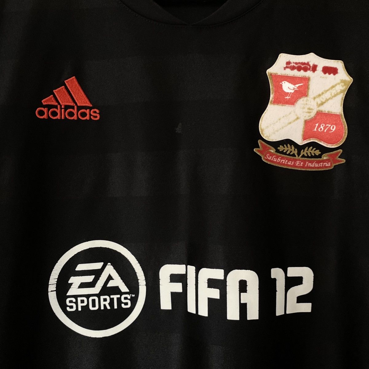 Adidas 2011 2012 Swindon Town Flint Adidas Away Kit Soccer Jersey M Size US M / EU 48-50 / 2 - 3 Thumbnail